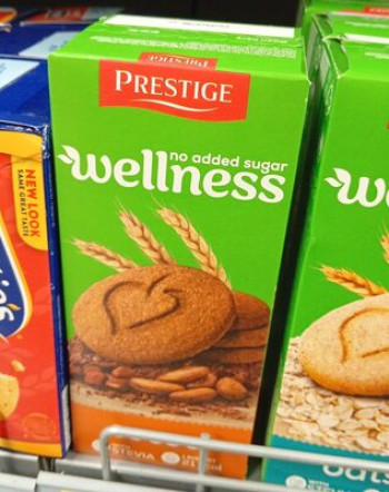 كوكيز (Wellness) بالكاكاو والطحينة بدون سكر 102غم 1*18