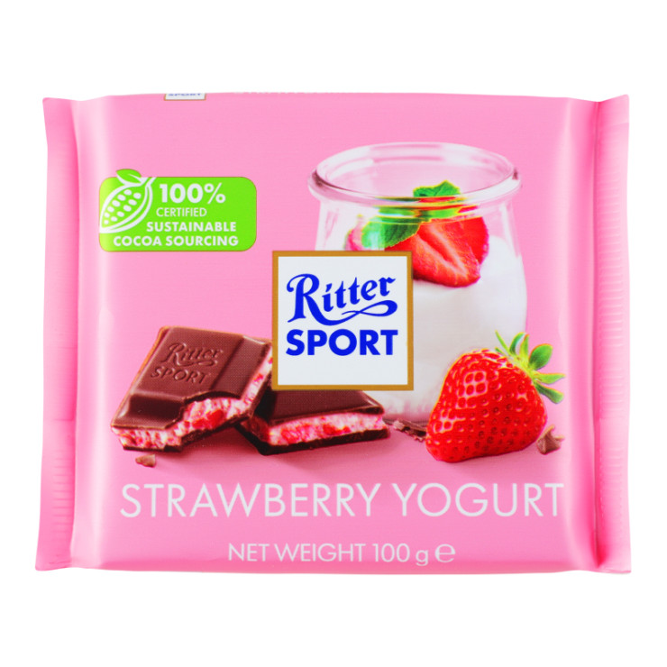 Ritter Sport زبادي الفراولة