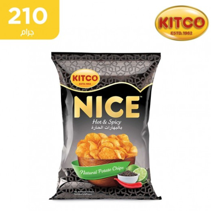 شيبس نايس (Nice) - بطعم الليمون بالكزبر
