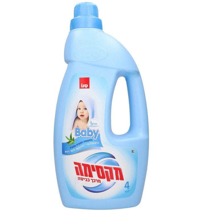 منعم ومعطر الملابس سانو ماكسيما بيبي ألوفيرا / للأطفال والبشرة الحساسة 4 لتر