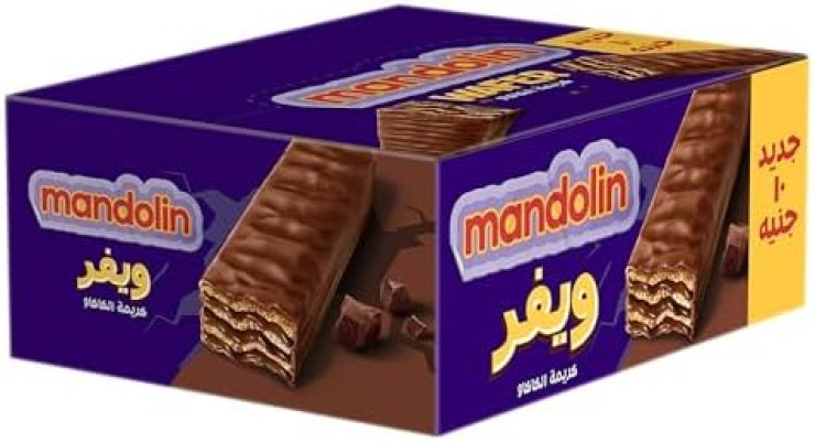 بسكويت أو ويفر مغطى بالشوكولاتة